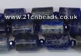 CNL1602 15.5 inches 10*15mm tube lapis lazuli gemstone beads