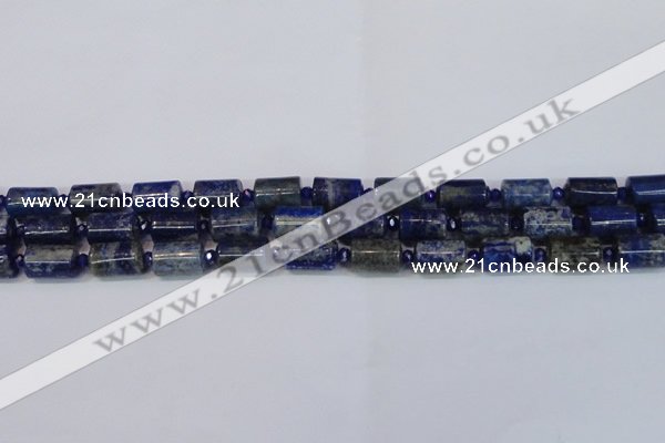 CNL1602 15.5 inches 10*15mm tube lapis lazuli gemstone beads