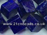 CNL1672 15.5 inches 11*11mm cube lapis lazuli gemstone beads