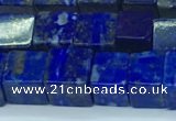 CNL1674 15.5 inches 7*7mm cube lapis lazuli gemstone beads