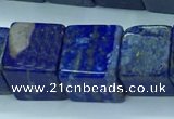 CNL1676 15.5 inches 11*11mm cube lapis lazuli gemstone beads