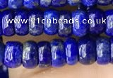 CNL1692 15.5 inches 2.5*5mm - 4*6mm rondelle lapis lazuli beads