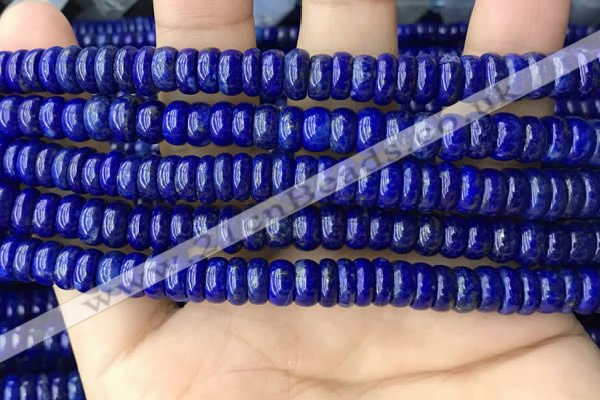 CNL1693 15.5 inches 3*7mm - 4*8mm rondelle lapis lazuli beads