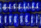 CNL1694 15.5 inches 3*8mm - 4*8mm rondelle lapis lazuli beads