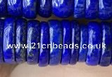 CNL1696 15.5 inches 3*10mm - 4*10mm rondelle lapis lazuli beads