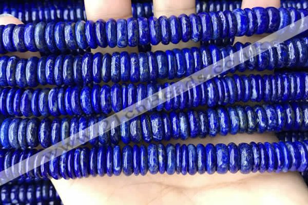 CNL1698 15.5 inches 3*10mm - 4*10mm rondelle lapis lazuli beads