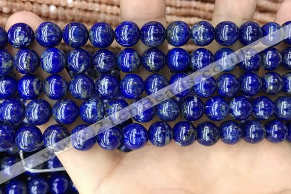 CNL1702 15.5 inches 8mm round lapis lazuli gemstone beads