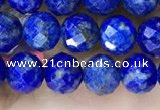 CNL1716 15.5 inches 6mm faceted round lapis lazuli beads