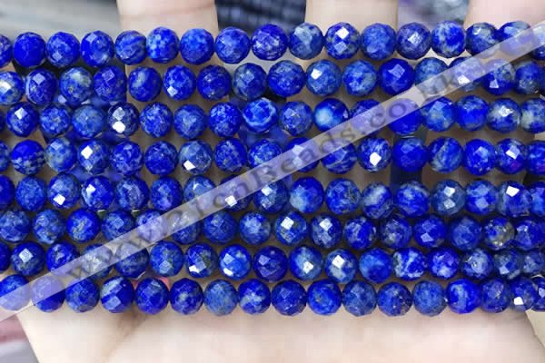 CNL1716 15.5 inches 6mm faceted round lapis lazuli beads