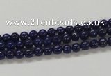 CNL204 15.5 inches 4mm round natural lapis lazuli beads wholesale