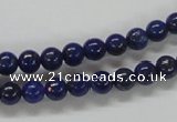 CNL205 15.5 inches 6mm round natural lapis lazuli beads wholesale