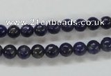 CNL206 15.5 inches 6mm round natural lapis lazuli beads wholesale