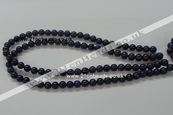 CNL209 15.5 inches 8mm round natural lapis lazuli beads wholesale