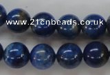 CNL219 15.5 inches 12mm round natural lapis lazuli beads wholesale