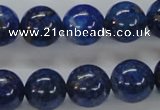 CNL228 15.5 inches 14mm round natural lapis lazuli beads wholesale