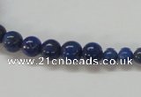CNL233 15.5 inches multi-size round natural lapis lazuli beads wholesale