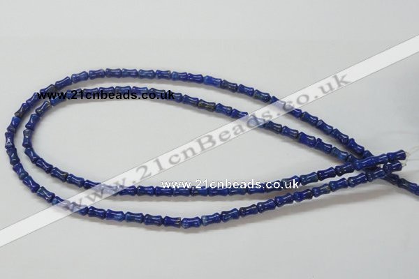 CNL237 15.5 inches 5*7mm bamboo shape natural lapis lazuli beads wholesale