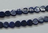 CNL241 15.5 inches 6*6mm heart natural lapis lazuli beads wholesale