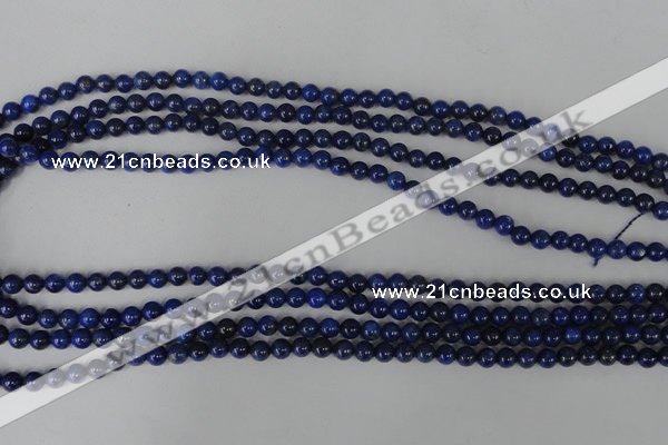 CNL401 15.5 inches 4mm round natural lapis lazuli gemstone beads