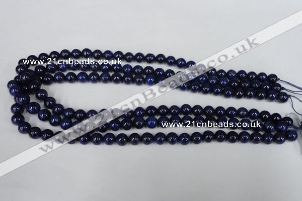 CNL403 15.5 inches 8mm round natural lapis lazuli gemstone beads