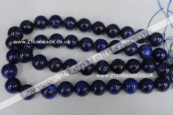 CNL409 15.5 inches 18mm round natural lapis lazuli gemstone beads