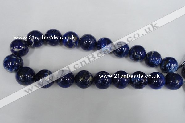 CNL410 15.5 inches 20mm round natural lapis lazuli gemstone beads