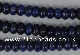 CNL422 15.5 inches 5*8mm rondelle natural lapis lazuli gemstone beads