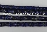 CNL432 15.5 inches 5*7mm bone natural lapis lazuli gemstone beads