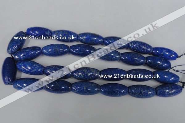 CNL446 15.5 inches 15*30mm rice natural lapis lazuli gemstone beads