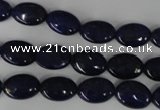 CNL479 15.5 inches 8*12mm oval natural lapis lazuli gemstone beads