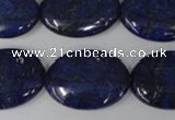 CNL485 15.5 inches 18*25mm oval natural lapis lazuli gemstone beads