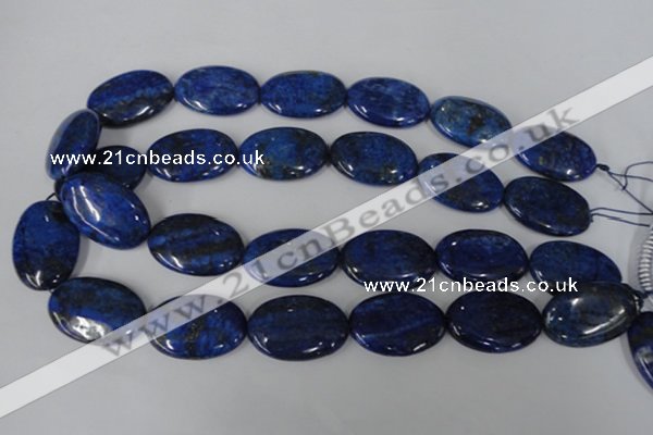 CNL486 15.5 inches 20*30mm oval natural lapis lazuli gemstone beads