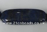 CNL489 15.5 inches 18*48mm oval natural lapis lazuli gemstone beads