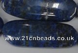 CNL490 15.5 inches 18*50mm oval natural lapis lazuli gemstone beads