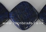 CNL528 15.5 inches 30*30mm diamond natural lapis lazuli gemstone beads