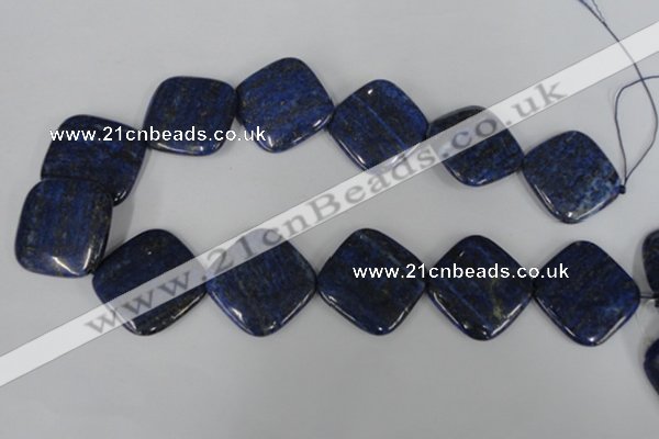 CNL528 15.5 inches 30*30mm diamond natural lapis lazuli gemstone beads