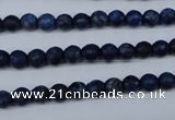 CNL601 15.5 inches 6mm faceted round natural lapis lazuli gemstone beads