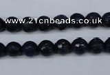 CNL602 15.5 inches 8mm faceted round natural lapis lazuli gemstone beads