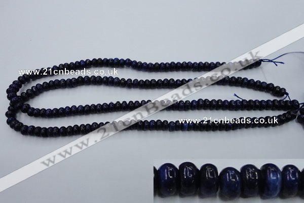 CNL610 15.5 inches 3*6mm rondelle natural lapis lazuli gemstone beads