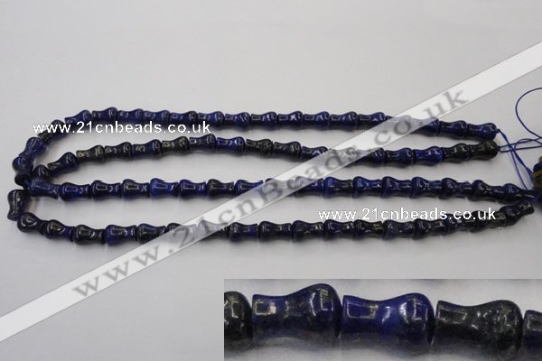 CNL630 15.5 inches 8*12mm vase-shaped natural lapis lazuli beads