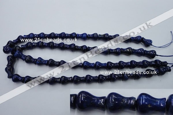 CNL631 15.5 inches 10*14mm vase-shaped natural lapis lazuli beads