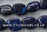 CNL648 15.5 inches 15*20mm marquise natural lapis lazuli beads