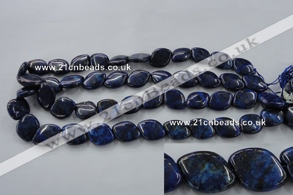 CNL648 15.5 inches 15*20mm marquise natural lapis lazuli beads