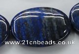 CNL665 15.5 inches 30*40mm oval natural lapis lazuli beads