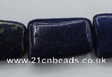 CNL675 15.5 inches 20*30mm trapezoid natural lapis lazuli beads