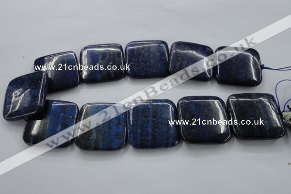 CNL685 15.5 inches 40*40mm square natural lapis lazuli beads