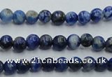 CNL711 15.5 inches 4mm round natural lapis lazuli gemstone beads