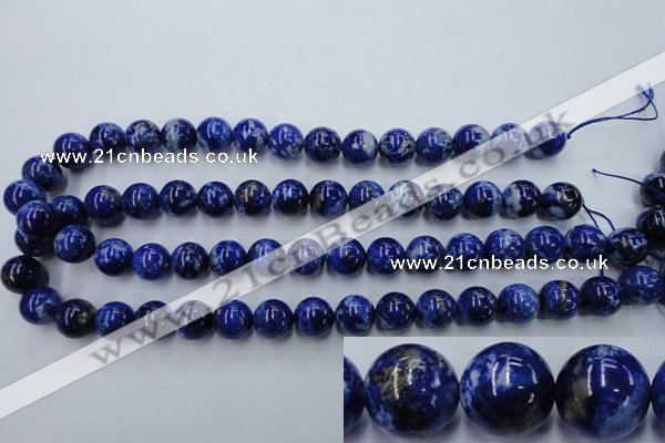 CNL716 15.5 inches 12mm round natural lapis lazuli gemstone beads