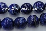 CNL717 15.5 inches 14mm round natural lapis lazuli gemstone beads