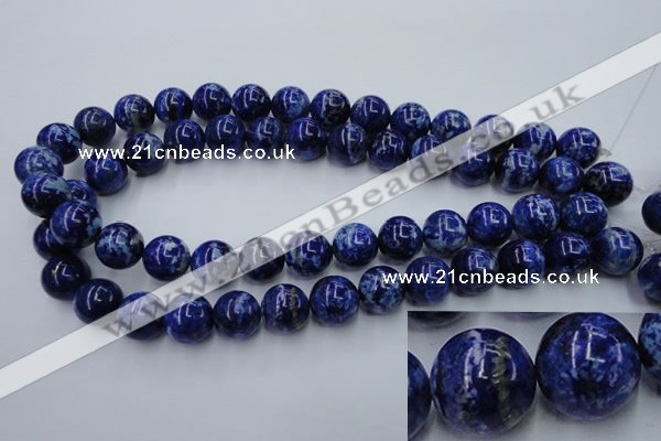 CNL717 15.5 inches 14mm round natural lapis lazuli gemstone beads